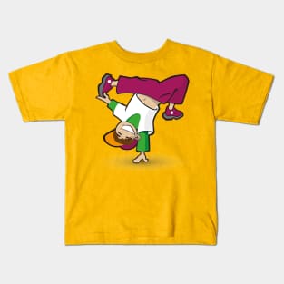 Little breakdancer Kids T-Shirt